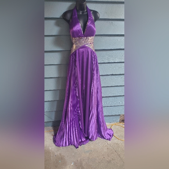 Tiffany Designs Backless Gown - Picture 1 of 8
